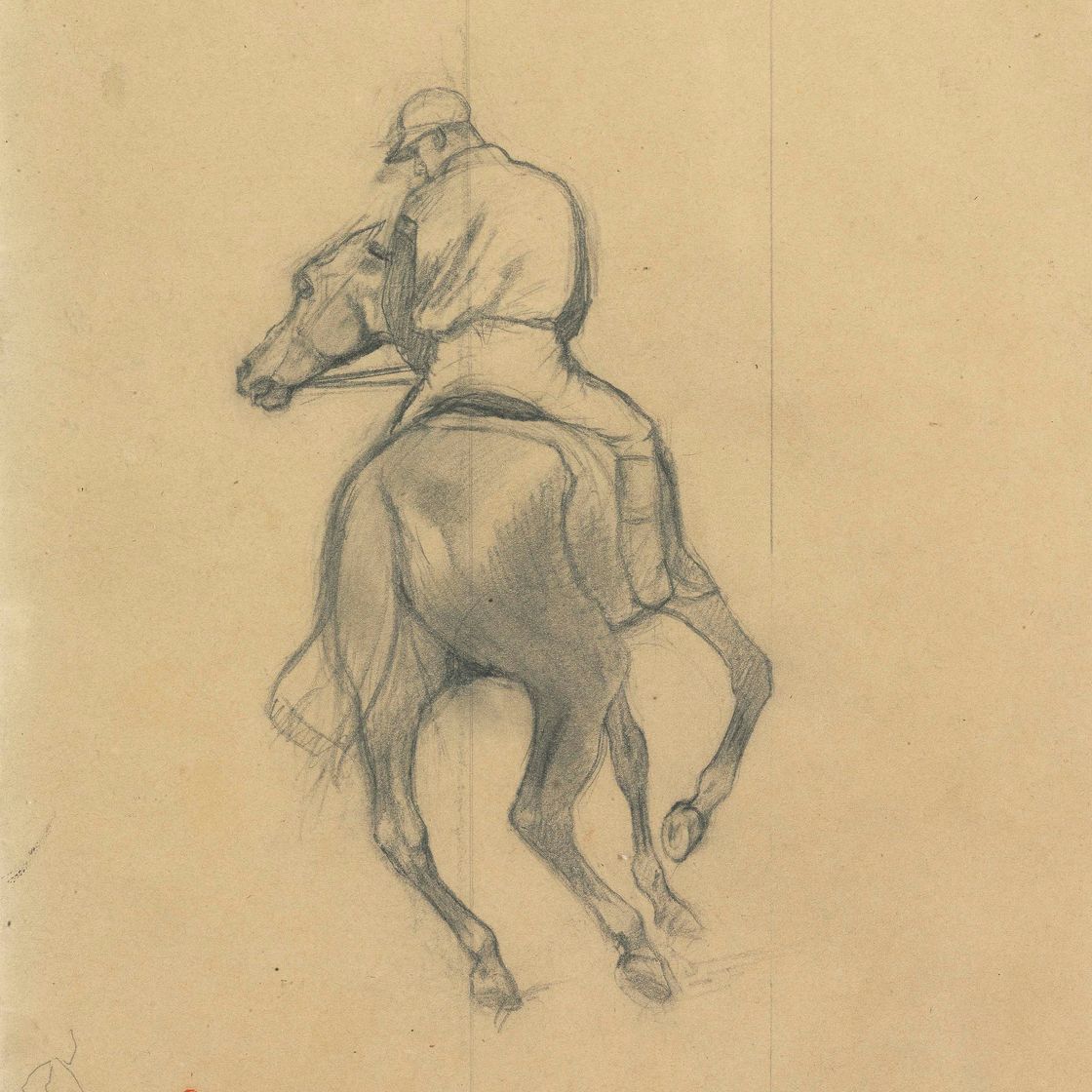 Edgar Degas — Жокей