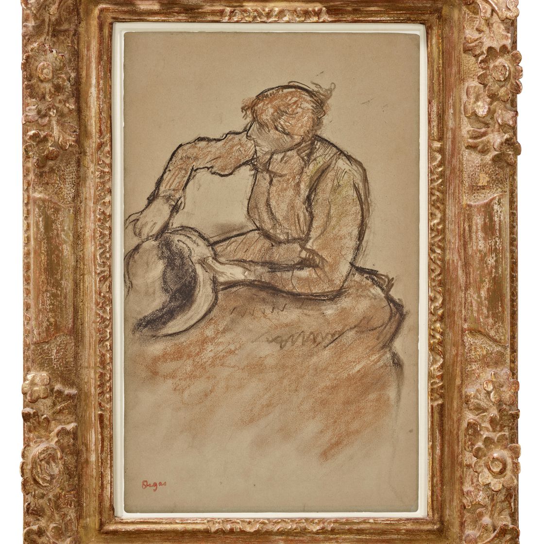 Edgar Degas — Модистка-гарниссант без головного убора, изображение 2