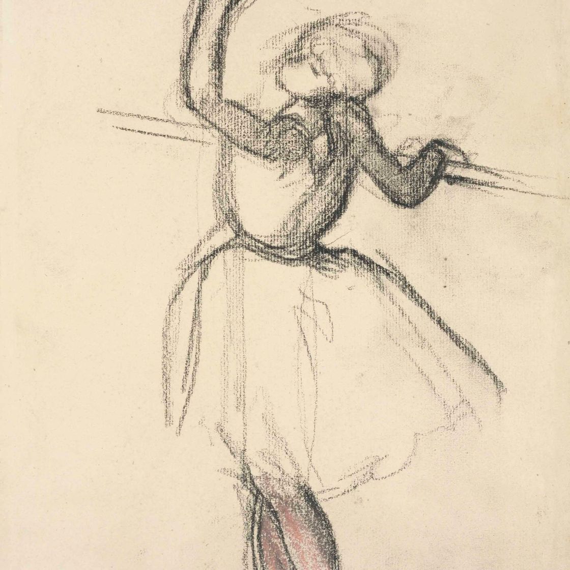Edgar Degas — Танцовщица у станка