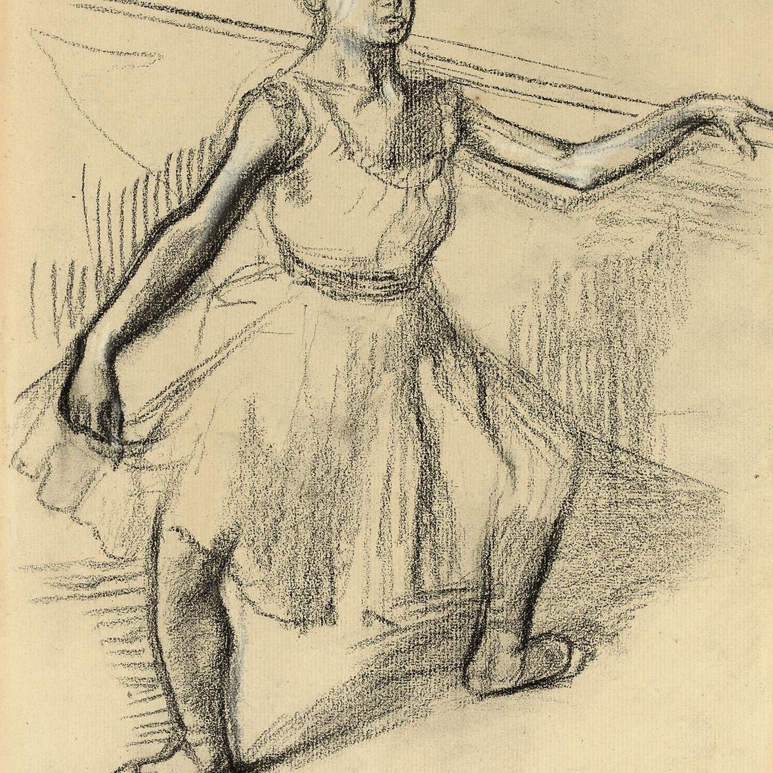 Edgar Degas — Этюд танцовщицы