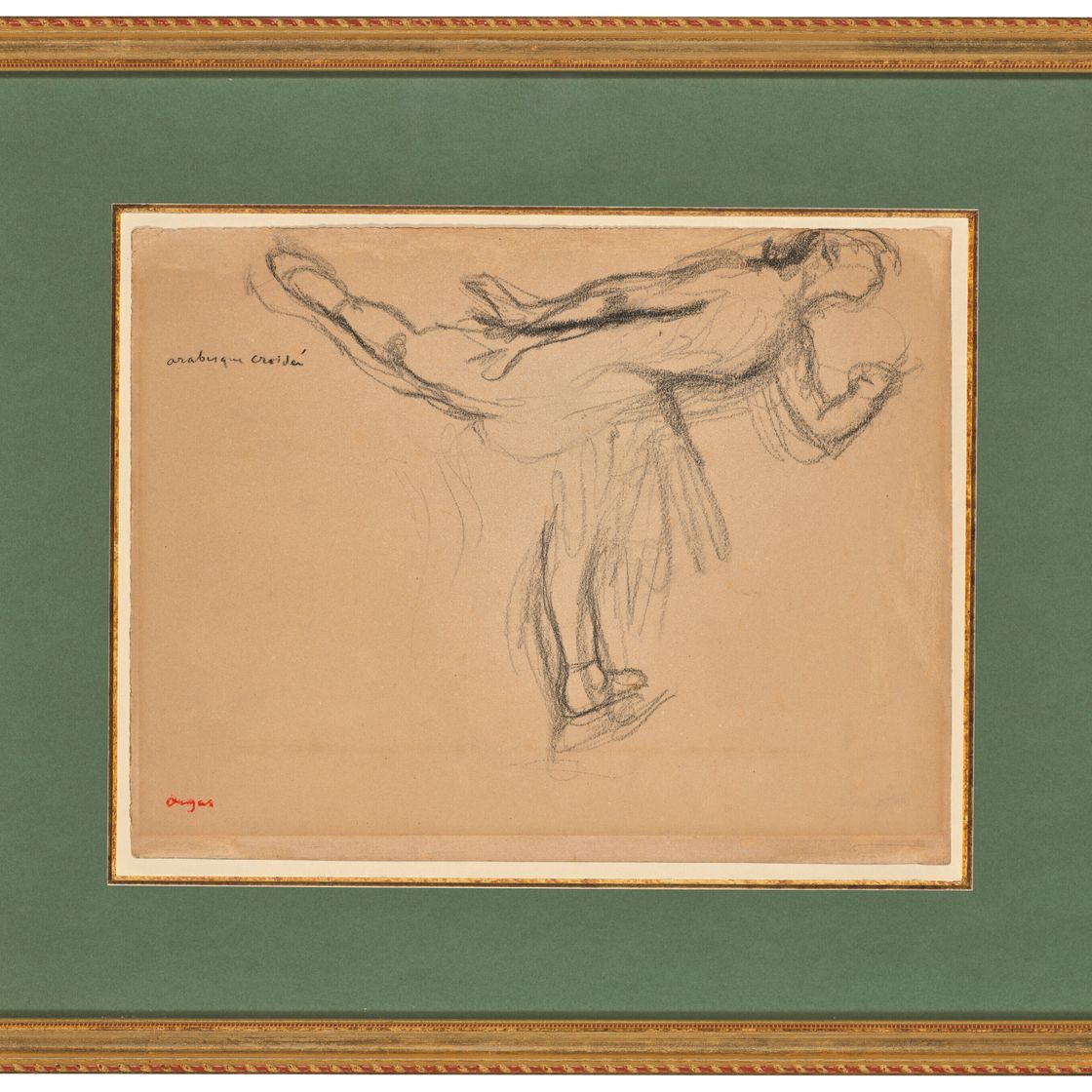 Edgar Degas — Танцовщица, арабеска круазее, изображение 4