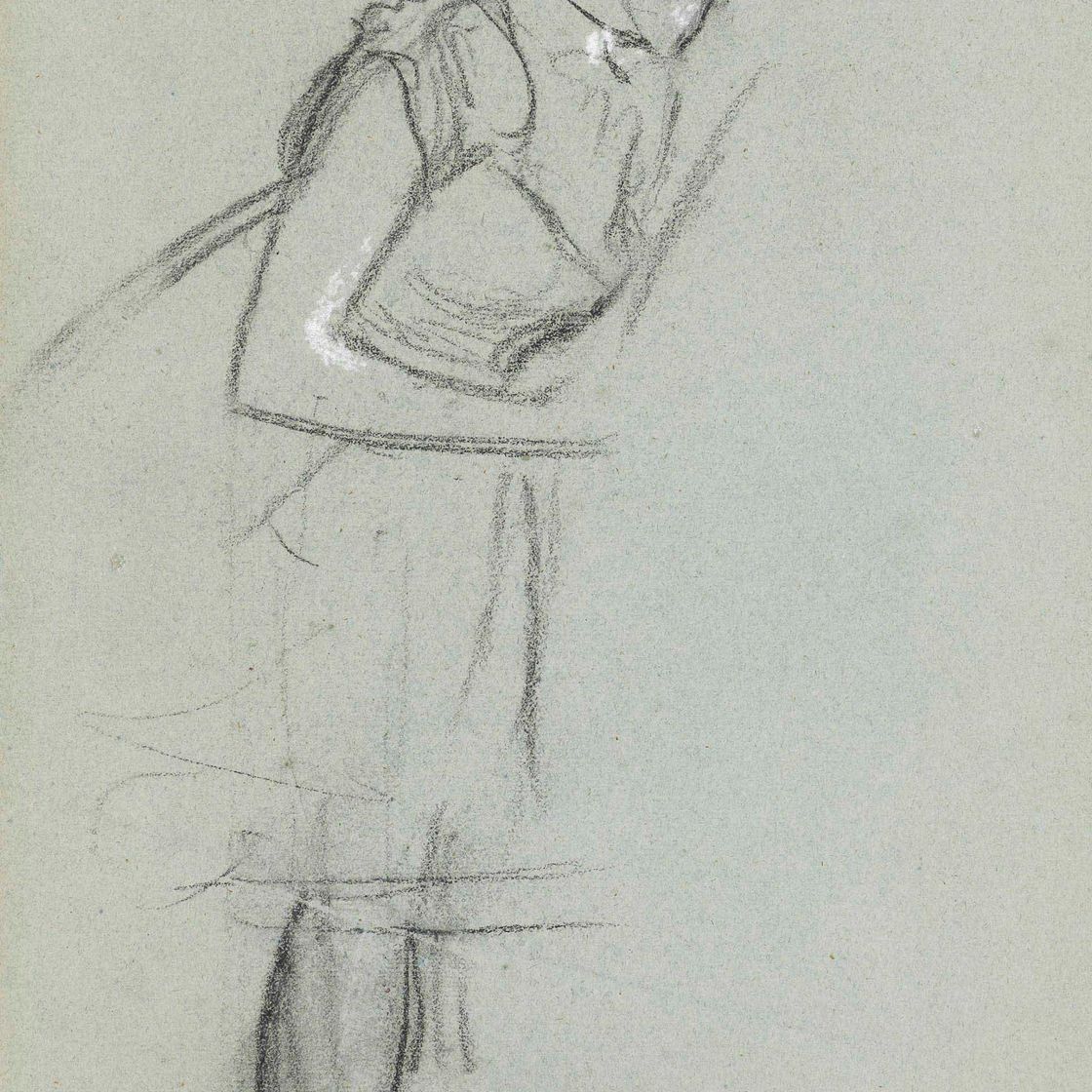 Edgar Degas — Образ танцовщицы в профиле