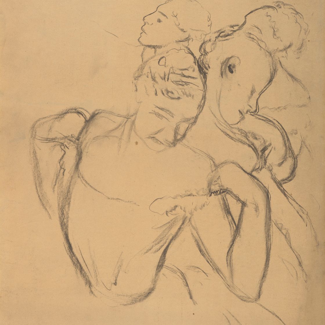 Edgar Degas — Группа танцовщиц, изображение 1