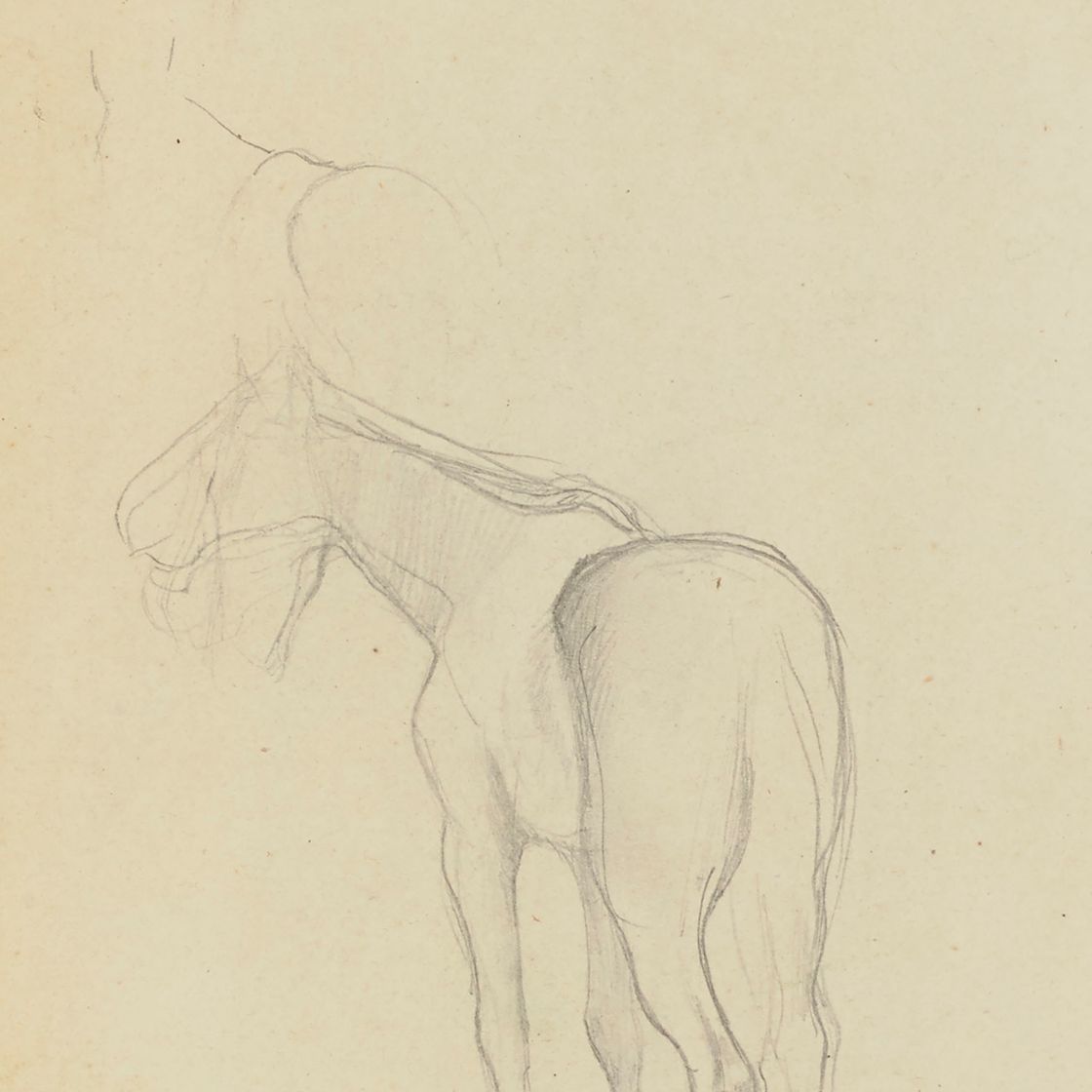 Edgar Degas — Рыцарский этюд (справа налево), изображение 2