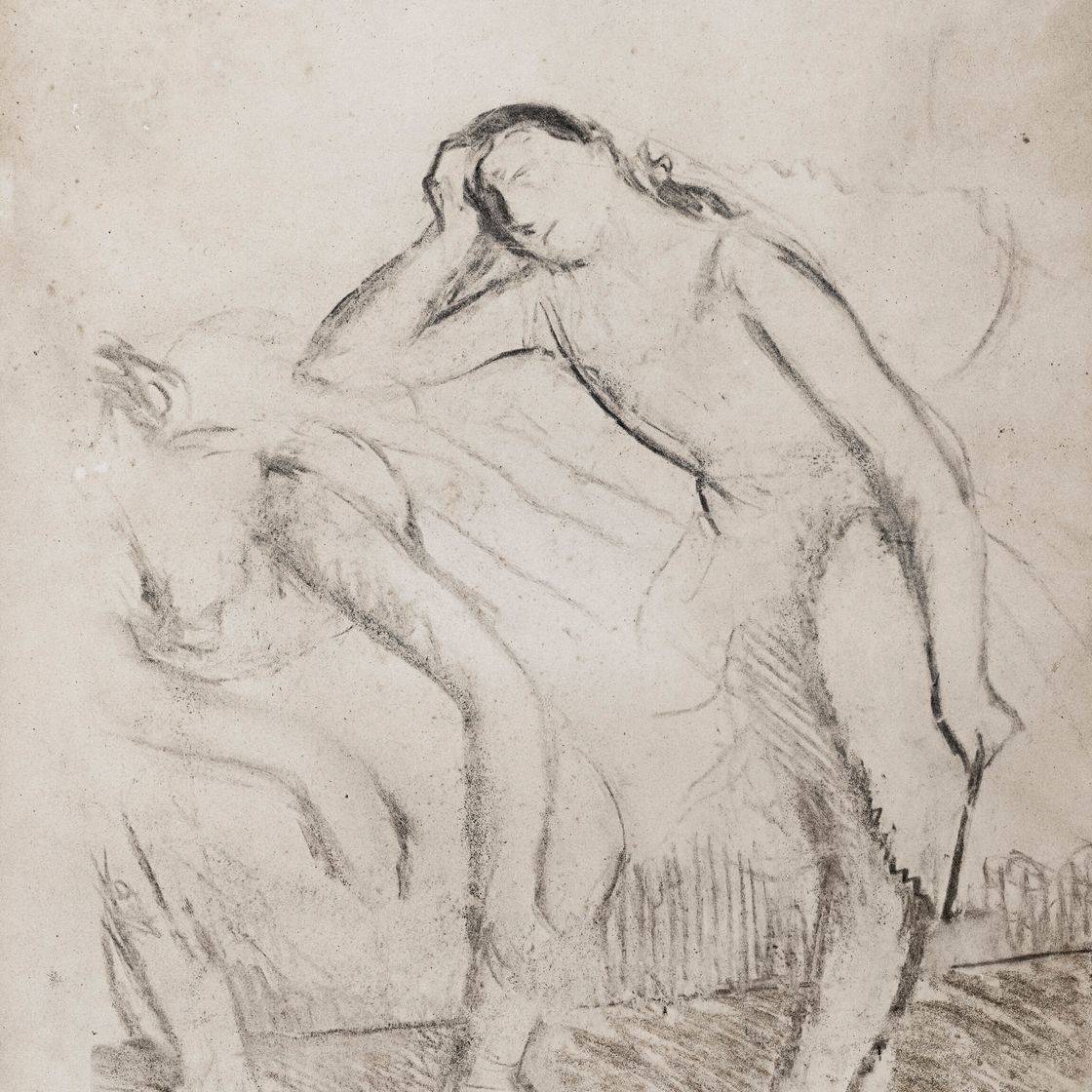 Edgar Degas — Двое танцовщиц из разных мест, изображение 1