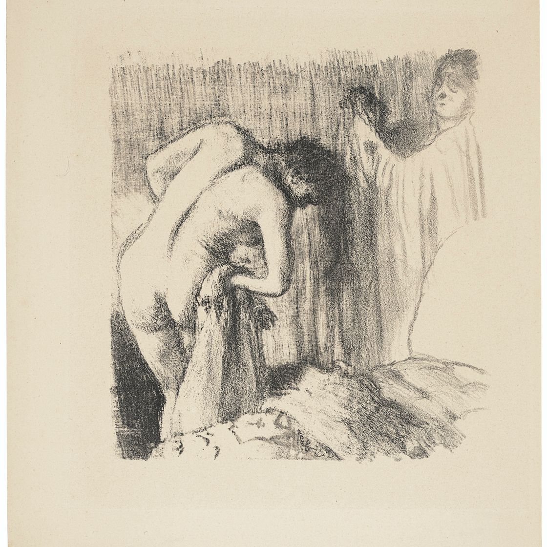 Edgar Degas — После купания III