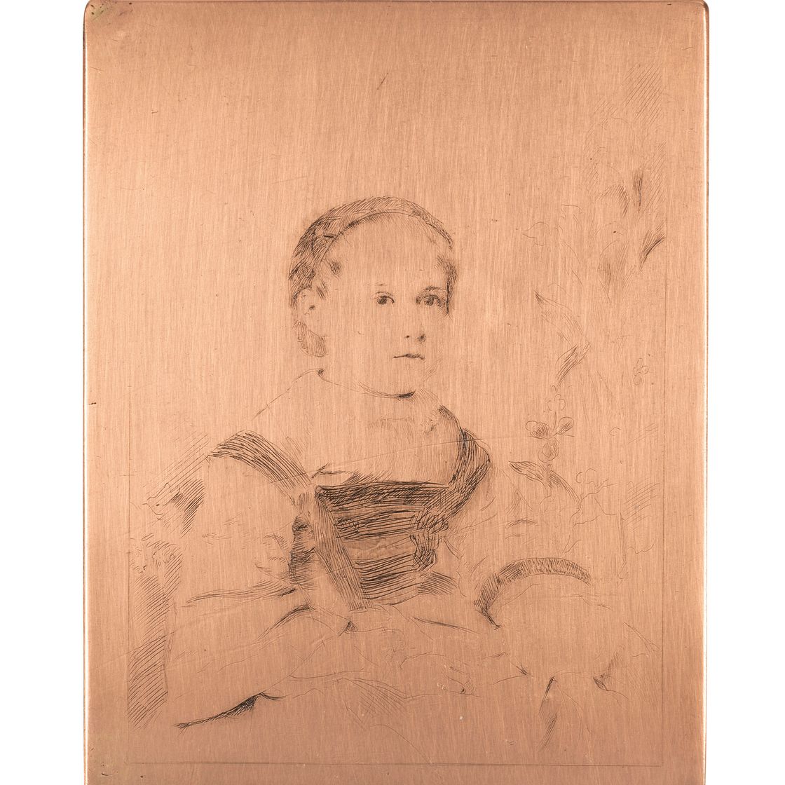 Edgar Degas — Мадемуазель Натали Волконска, первая тарелка, изображение 1