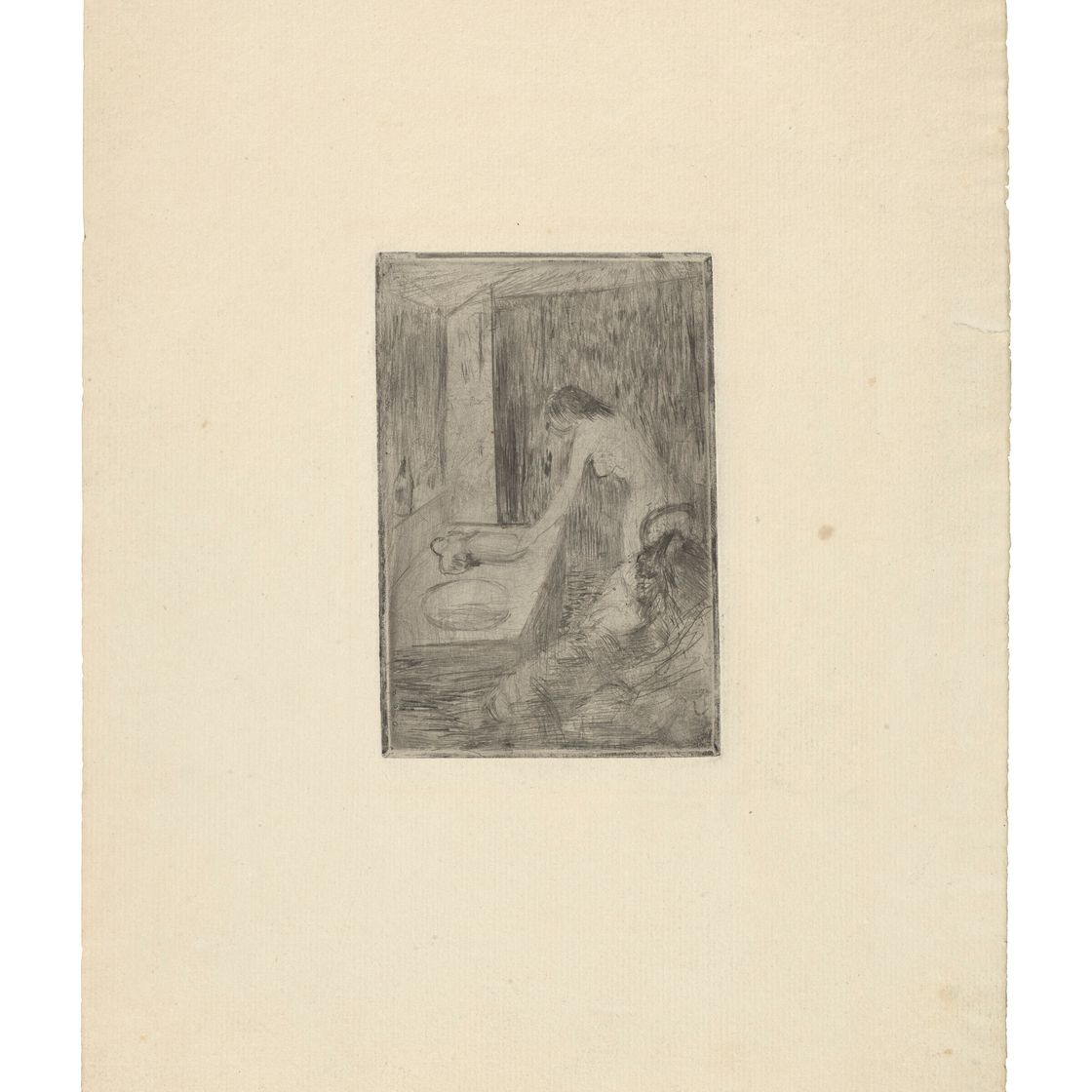 Edgar Degas — Маленький туалетный столик Le petit