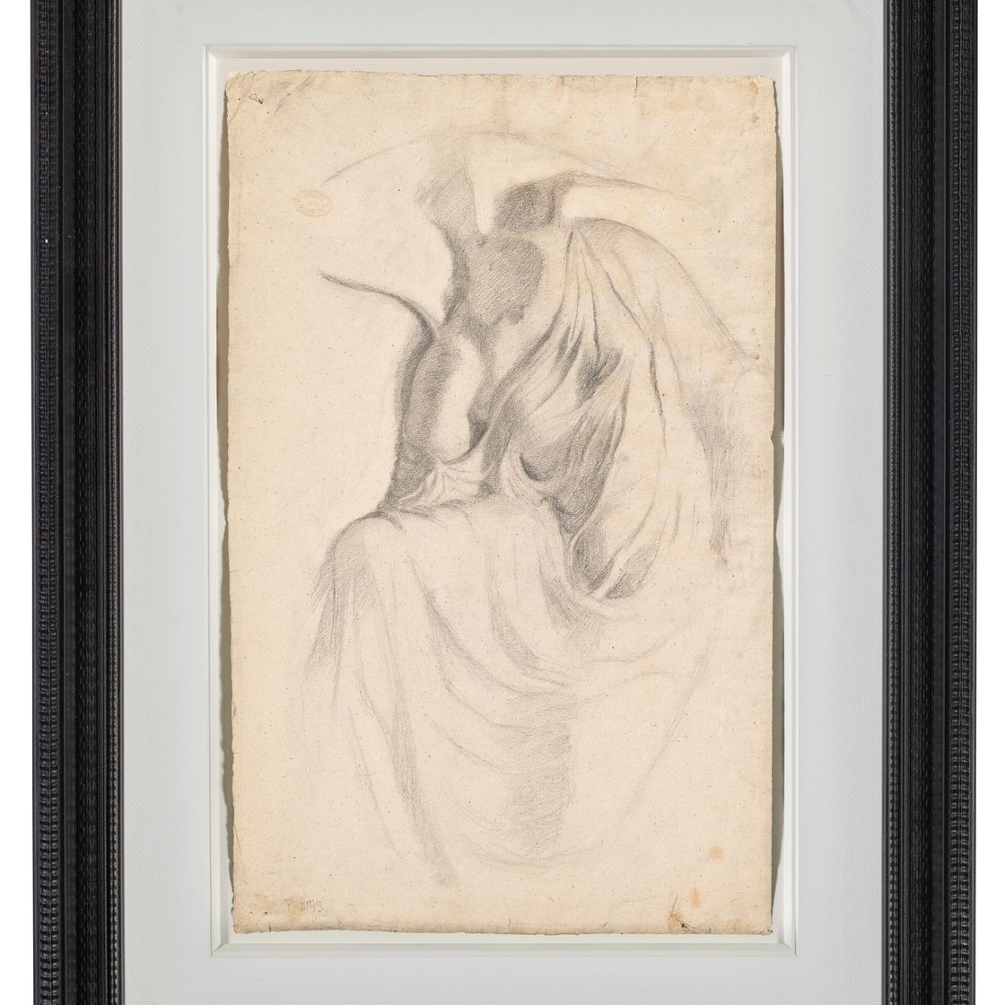 Edgar Degas — Этюд д'Апре "Нике, атташе полиции" ( прямая речь ); Академический этюд ( оборотная сторона ), изображение 4