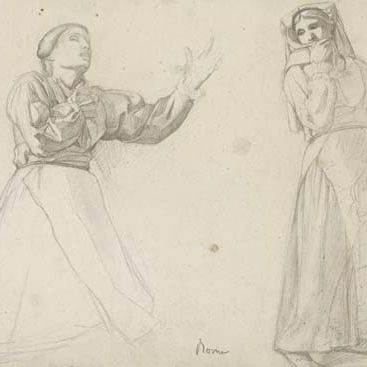 Edgar Degas — Двое итальянцев