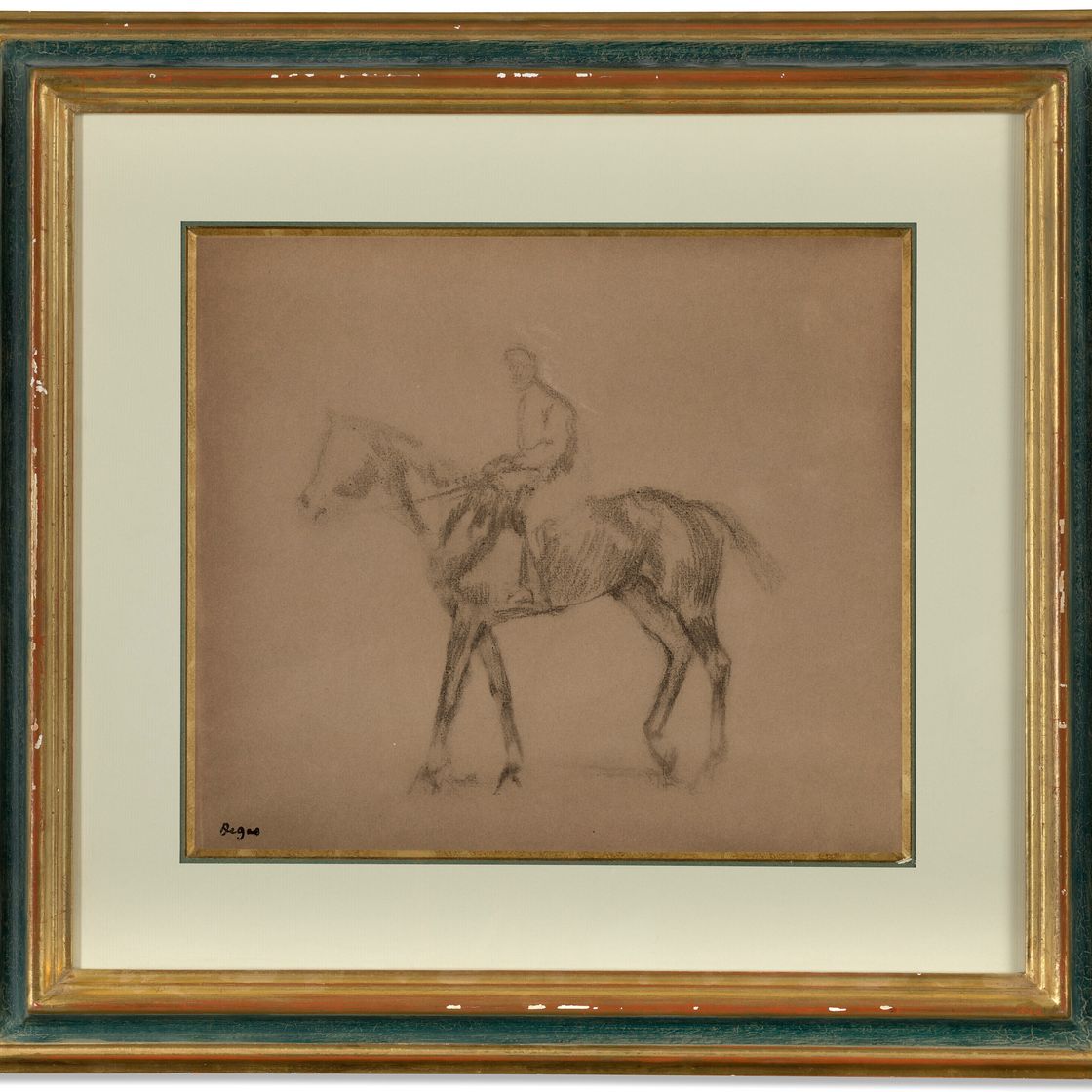 Edgar Degas — Жокей на коне, изображение 3