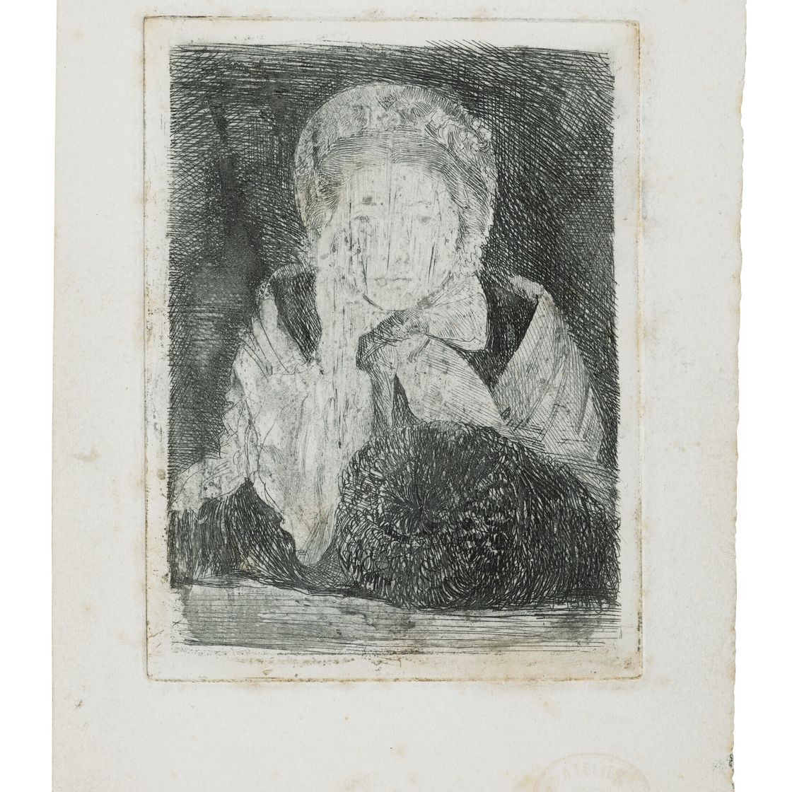 Edgar Degas — Маргарита Дега, сестра художника