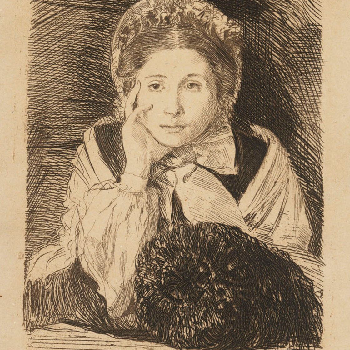 Edgar Degas — Маргарита Дега, сестра художника