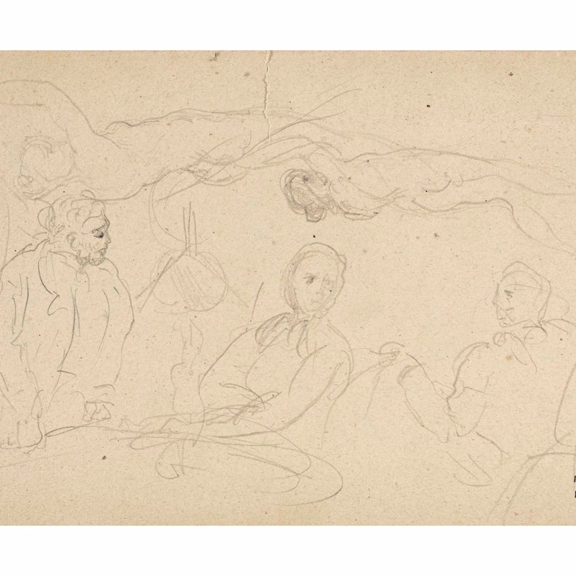 Edgar Degas — Этюд о персонажах