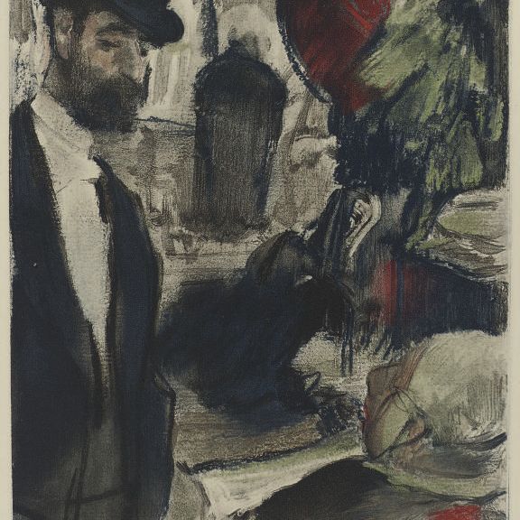 Edgar Degas — Людовик Халеви, кардинал семьи Огюст Блезо и его сыновья, Париж, 1938