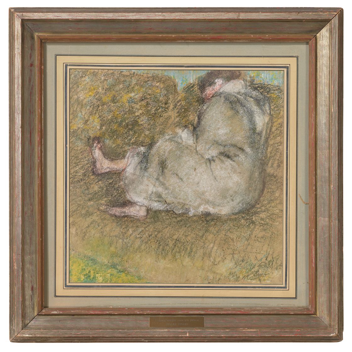 Edgar Degas — Женская поза на диване, изображение 2