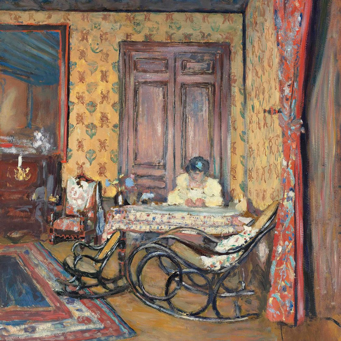 Edouard Vuillard — Интерьер с креслами-качалками