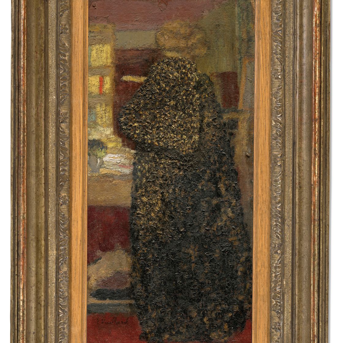 Edouard Vuillard — Девушка в черном и желтом пеньюаре, изображение 4