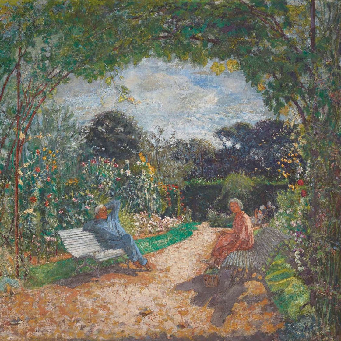 Edouard Vuillard — "Утро в саду", Кло Сезанна