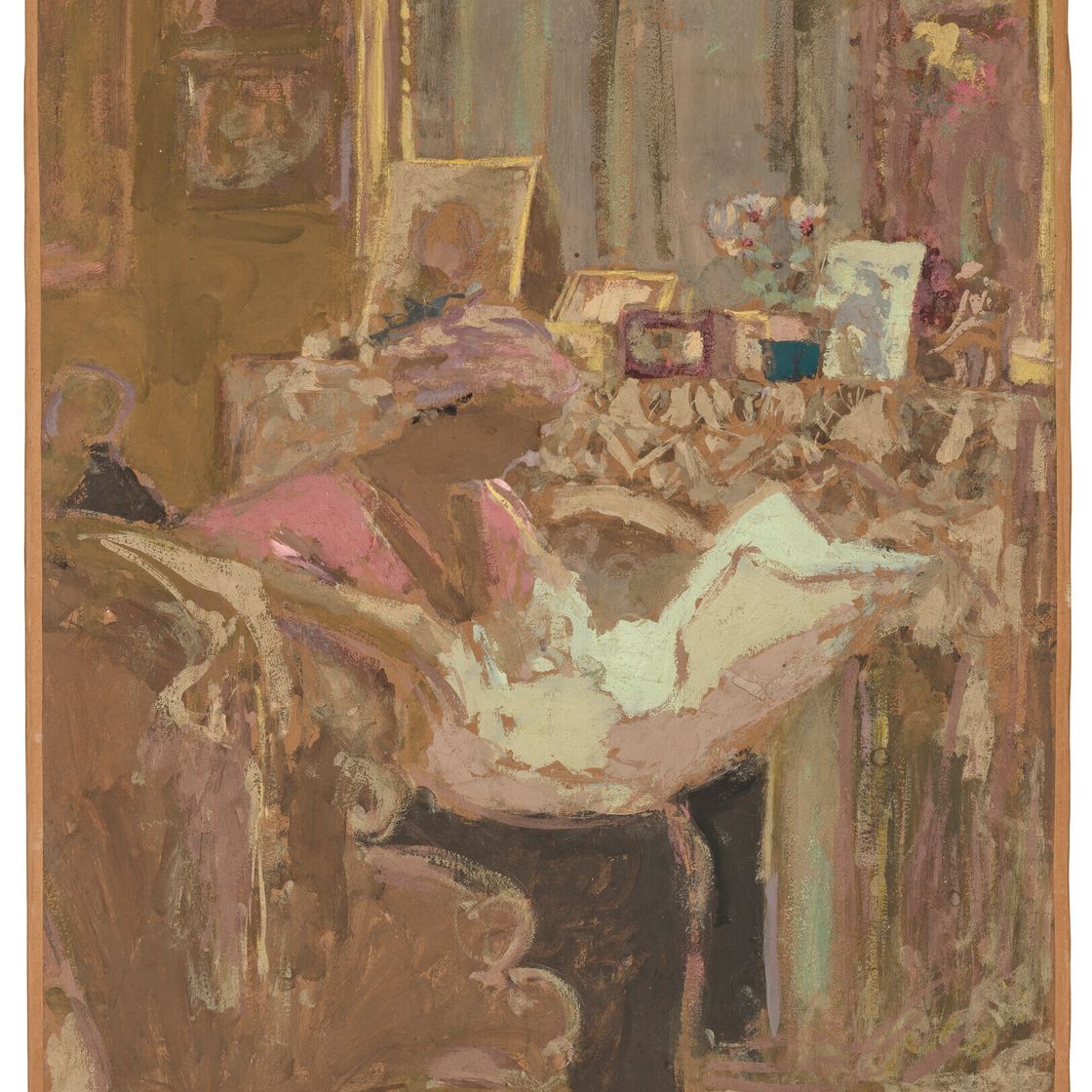 Edouard Vuillard — Этюд для "Дневника мадам Хессель и ее сына, посвященного интимным отношениям", изображение 2