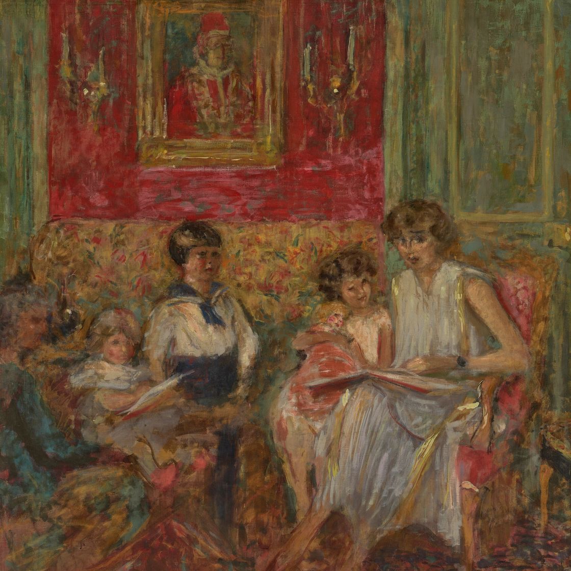 Edouard Vuillard — Мадам Жан Блох и ее дети, изображение 1