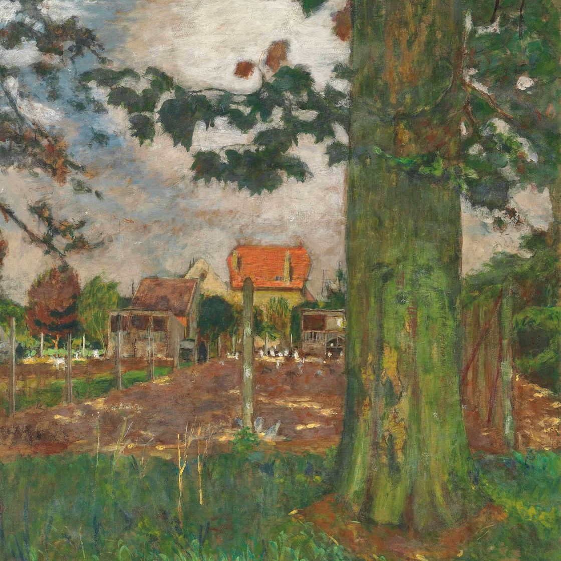 Edouard Vuillard — Le poulailler du Château des Clayes (Курятник в замке Клэй)