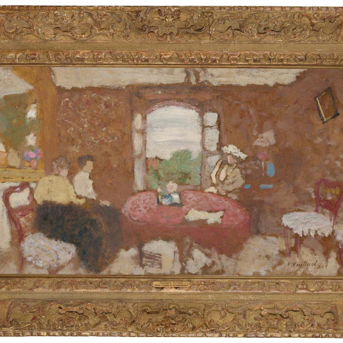 Edouard Vuillard — Люси Хессель в гостях у Крикуна, изображение 4