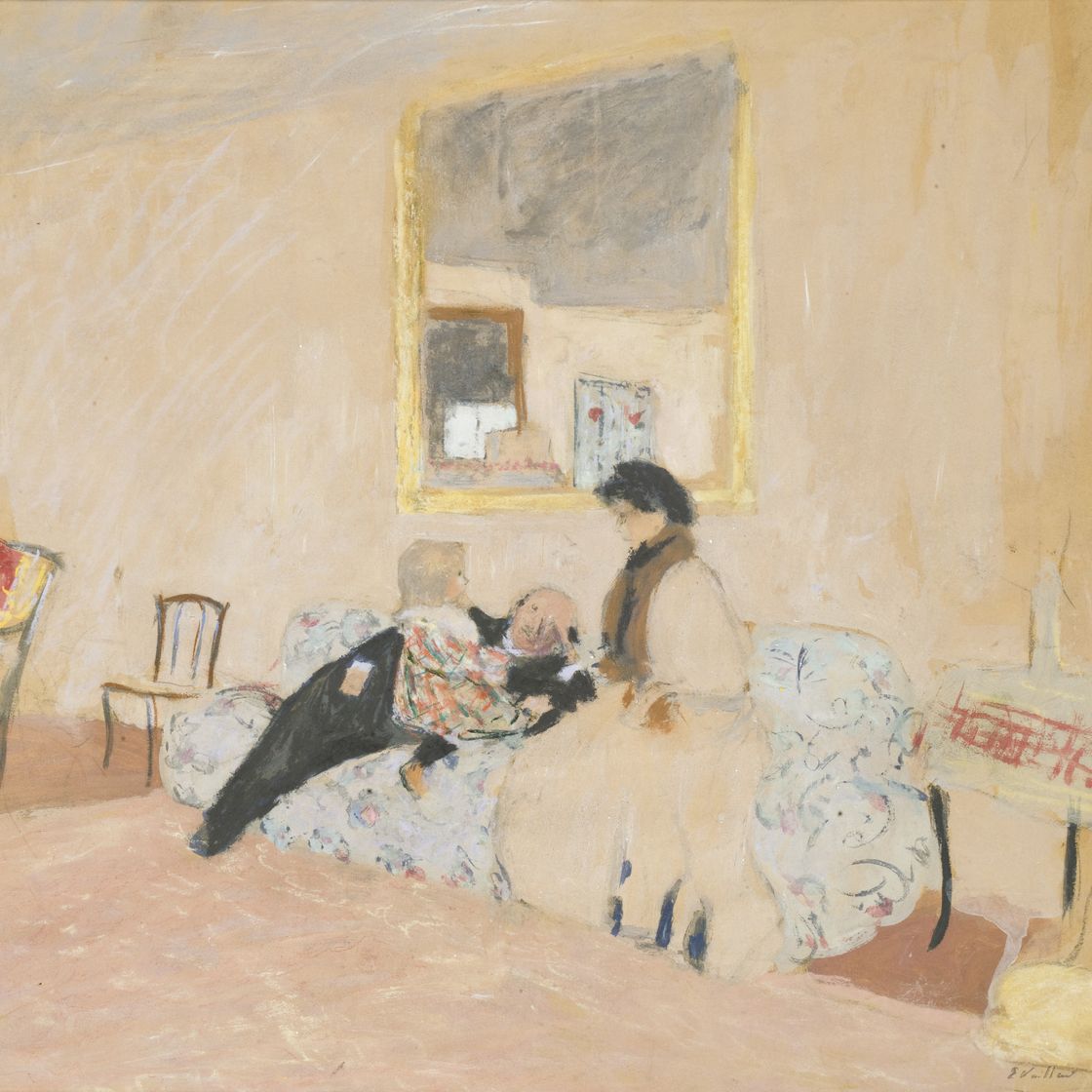Edouard Vuillard — Аннет и гости (месье и мадам Александр Вюйяр)