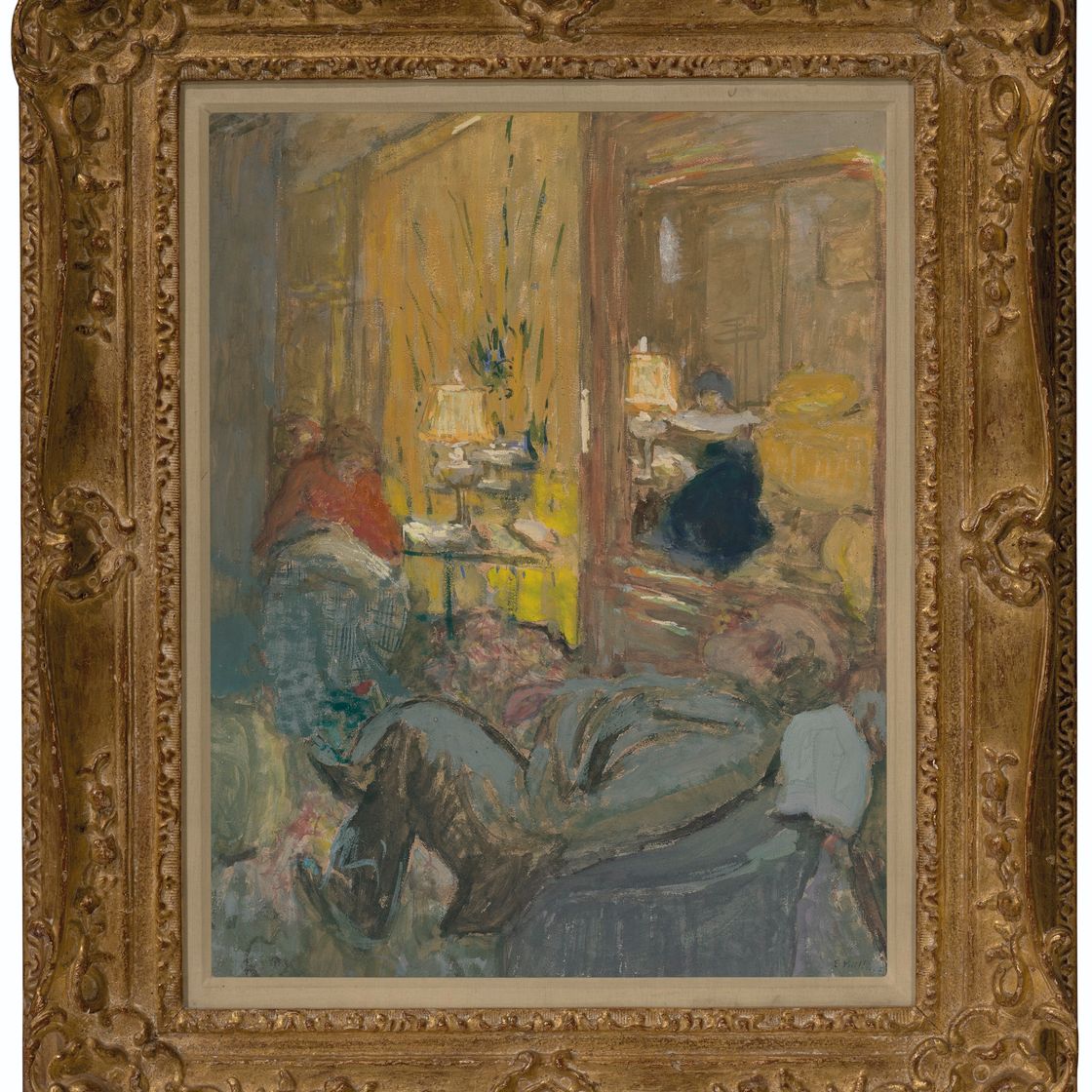 Edouard Vuillard — Интере между тремя персонажами, изображение 2