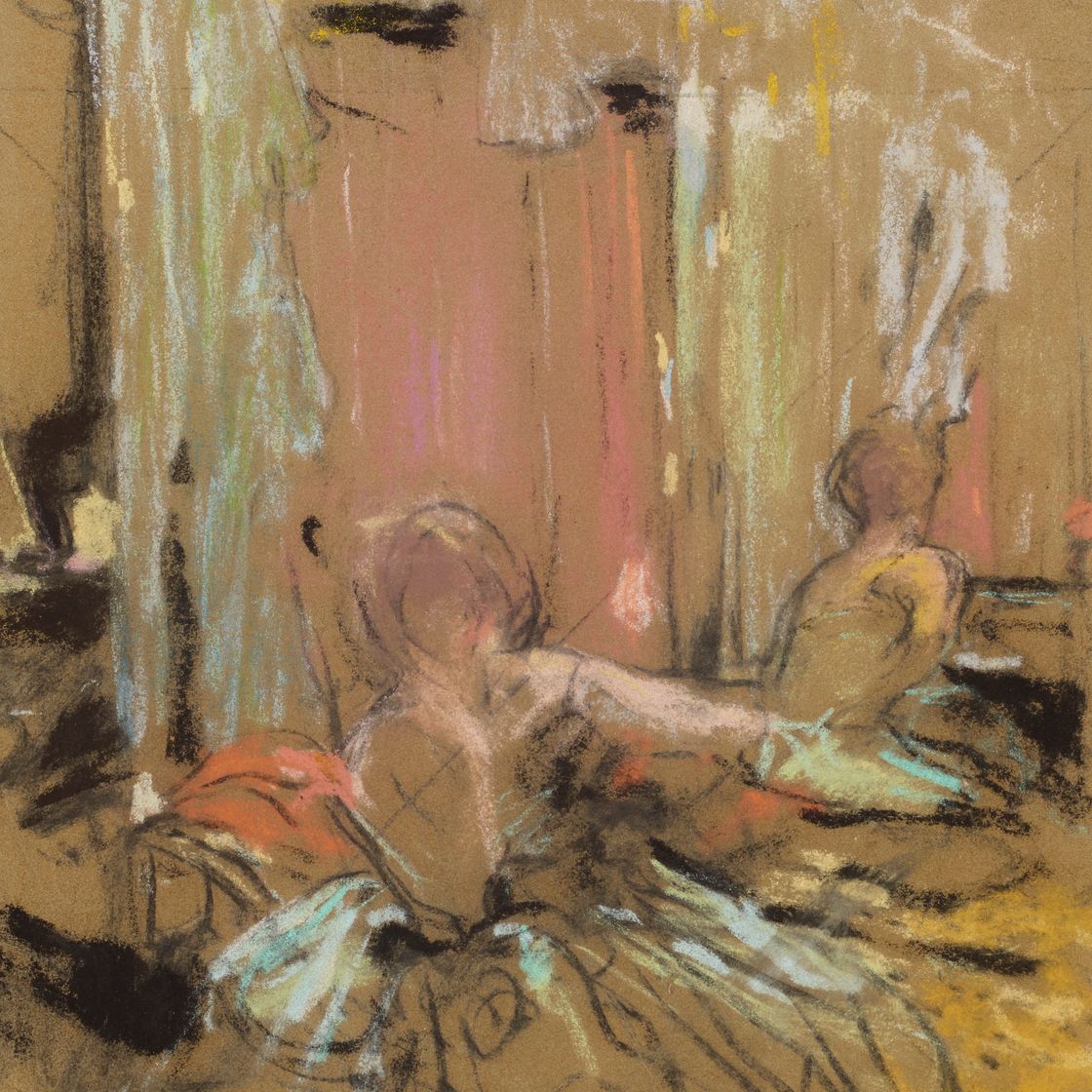 Edouard Vuillard — Этюд для портрета Джейн Ренуар, изображение 1