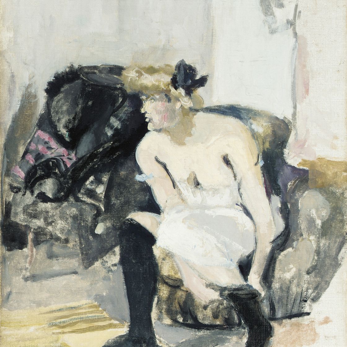 Edouard Vuillard — Женщина в черном платье