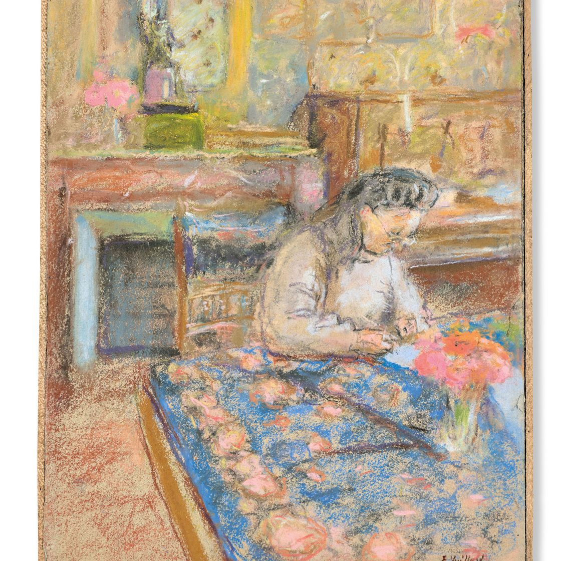 Edouard Vuillard — Мадам Вюйяр Экриван, Вокрессон, изображение 1