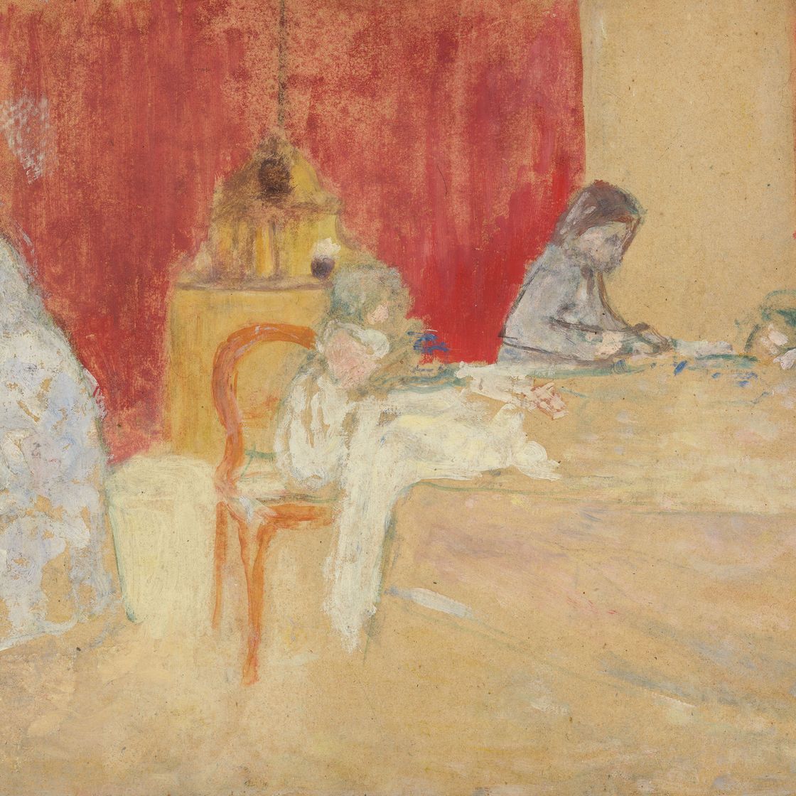 Edouard Vuillard — Дети за русским столом, изображение 1