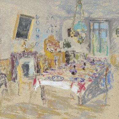 Edouard Vuillard — Румяна в виде салфетки с карро