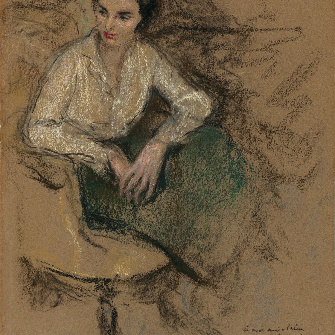 Edouard Vuillard — Портрет д'Ирене Монтане, изображение 1