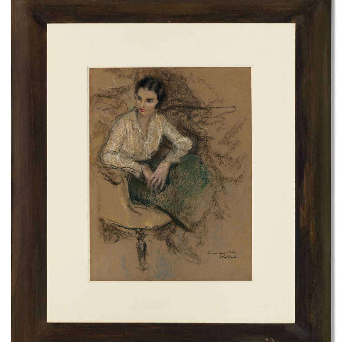 Edouard Vuillard — Портрет д'Ирене Монтане, изображение 2