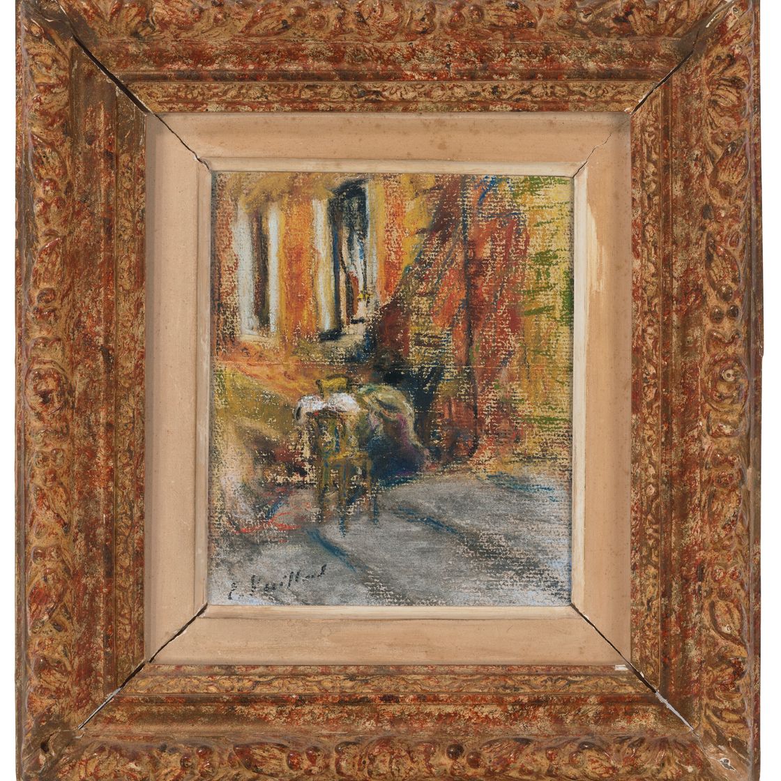 Edouard Vuillard — Две фигуры на марше одного дома, изображение 2