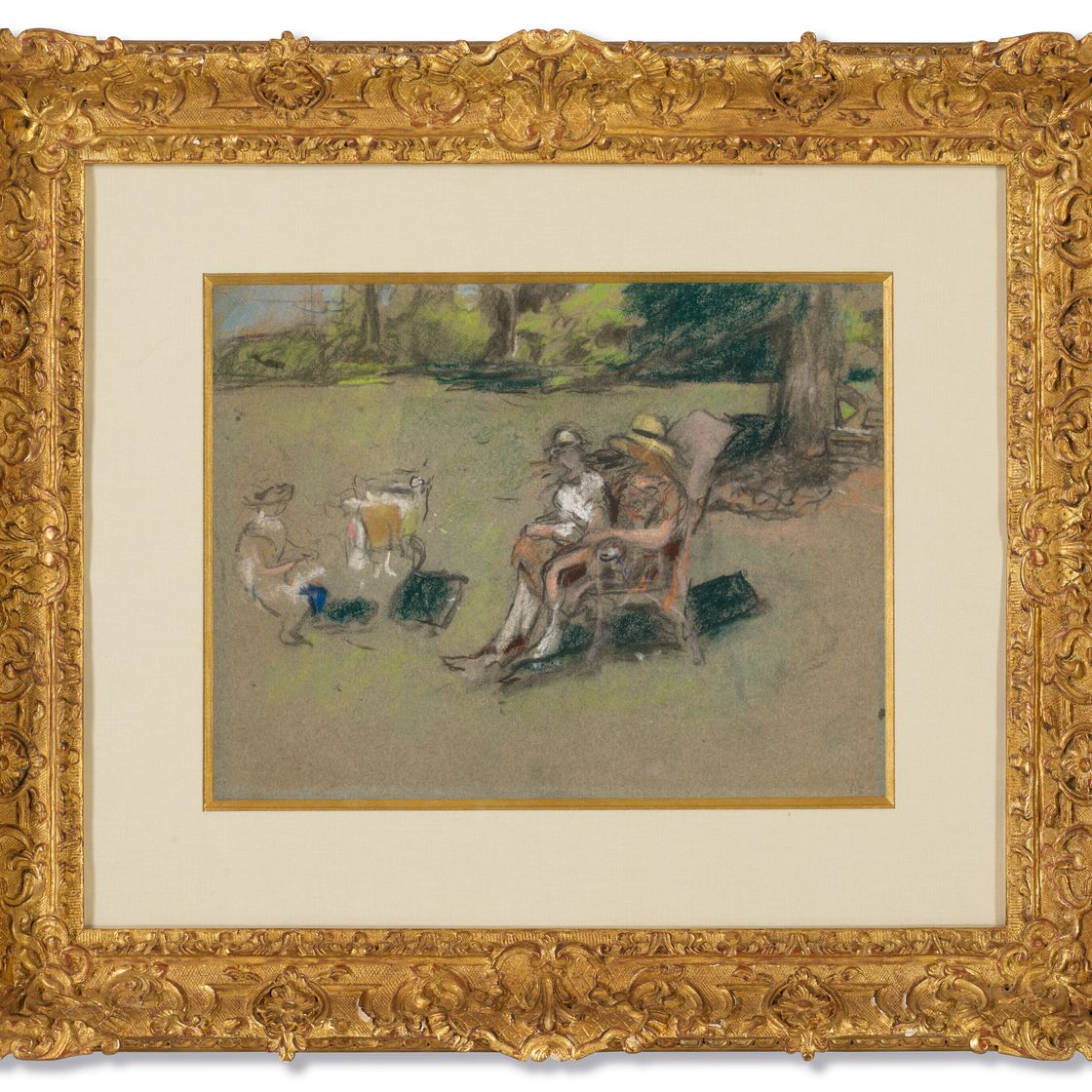 Edouard Vuillard — Мадам Анри Капферер и ее дети, изображение 2