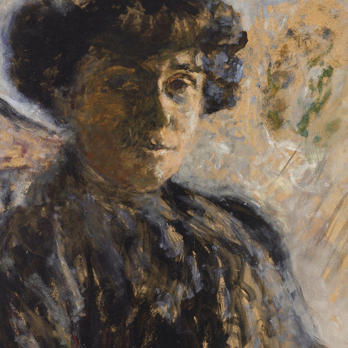 Edouard Vuillard — Мадам Хессель в черном халате, изображение 1