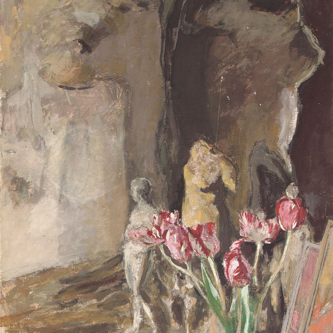 Edouard Vuillard — Тюльпаны и статуэтки