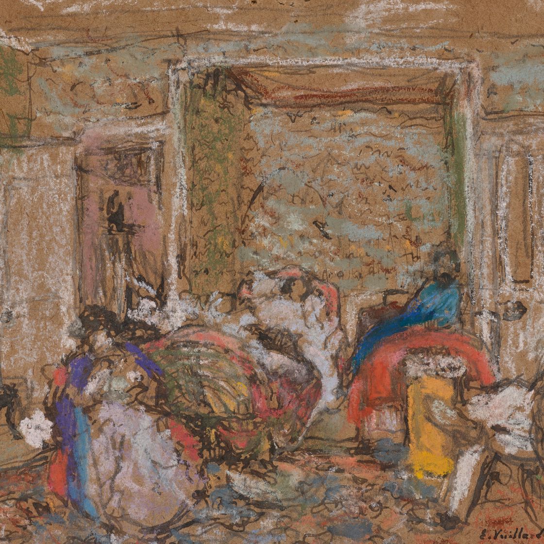 Edouard Vuillard — Комната в Амфревиле, мадам Хессель суфранте, изображение 1