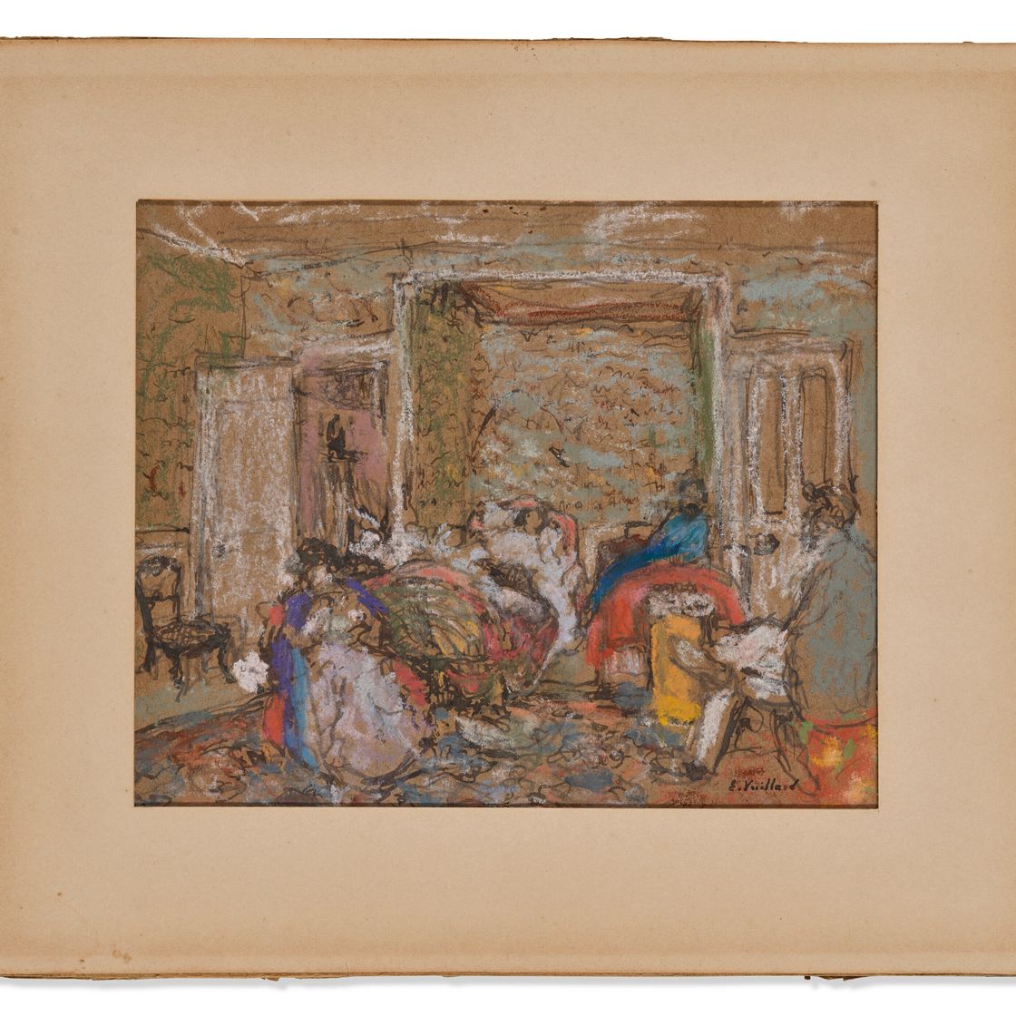 Edouard Vuillard — Комната в Амфревиле, мадам Хессель суфранте, изображение 2
