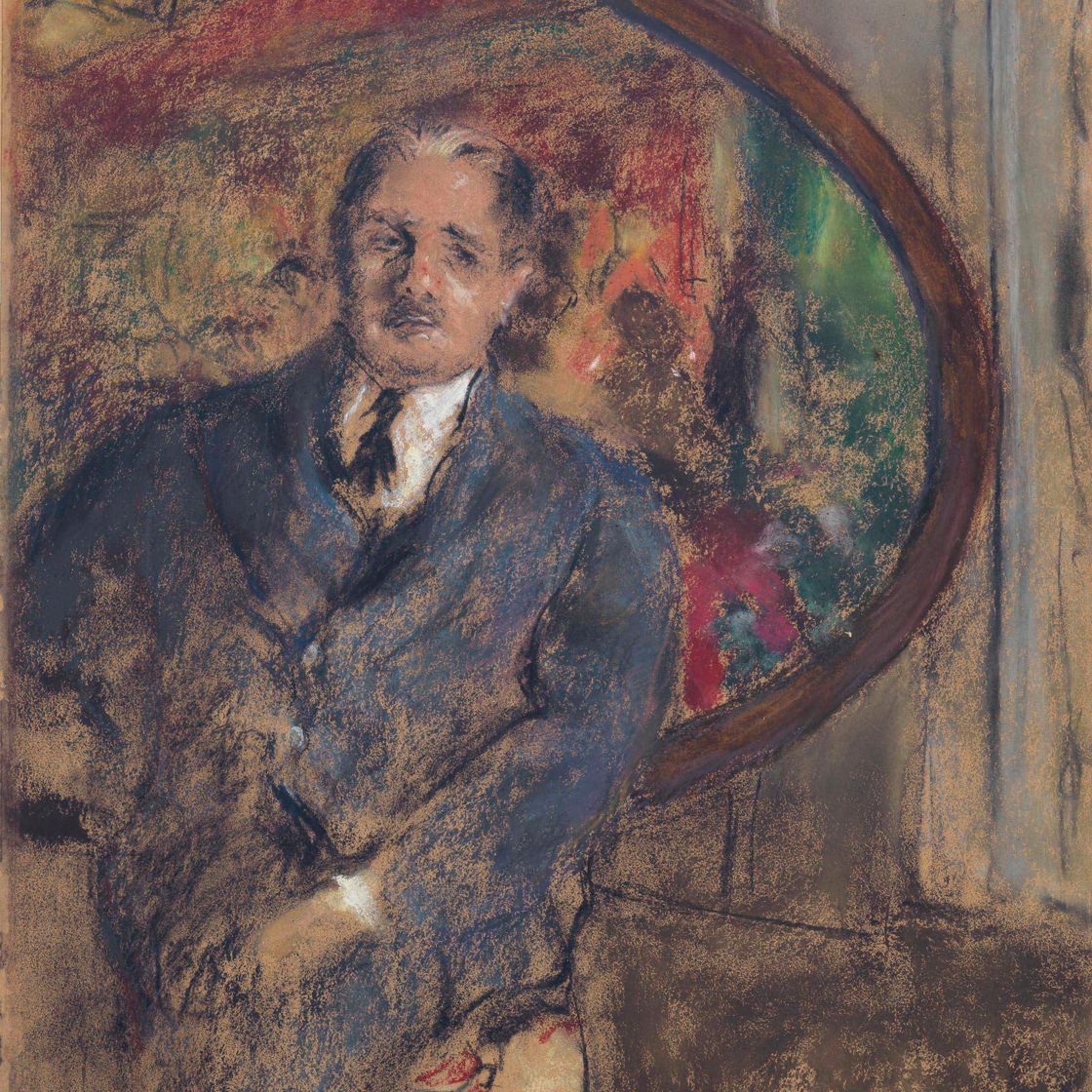 Edouard Vuillard — Месье Бенар, автор картины "Большой плюшевый мишка"