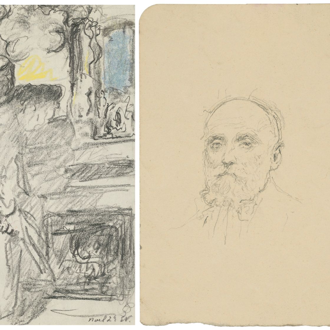 Edouard Vuillard — (i) Дом мадам Вюйяр на улице Кале (ii) Автопортрет, изображение 1
