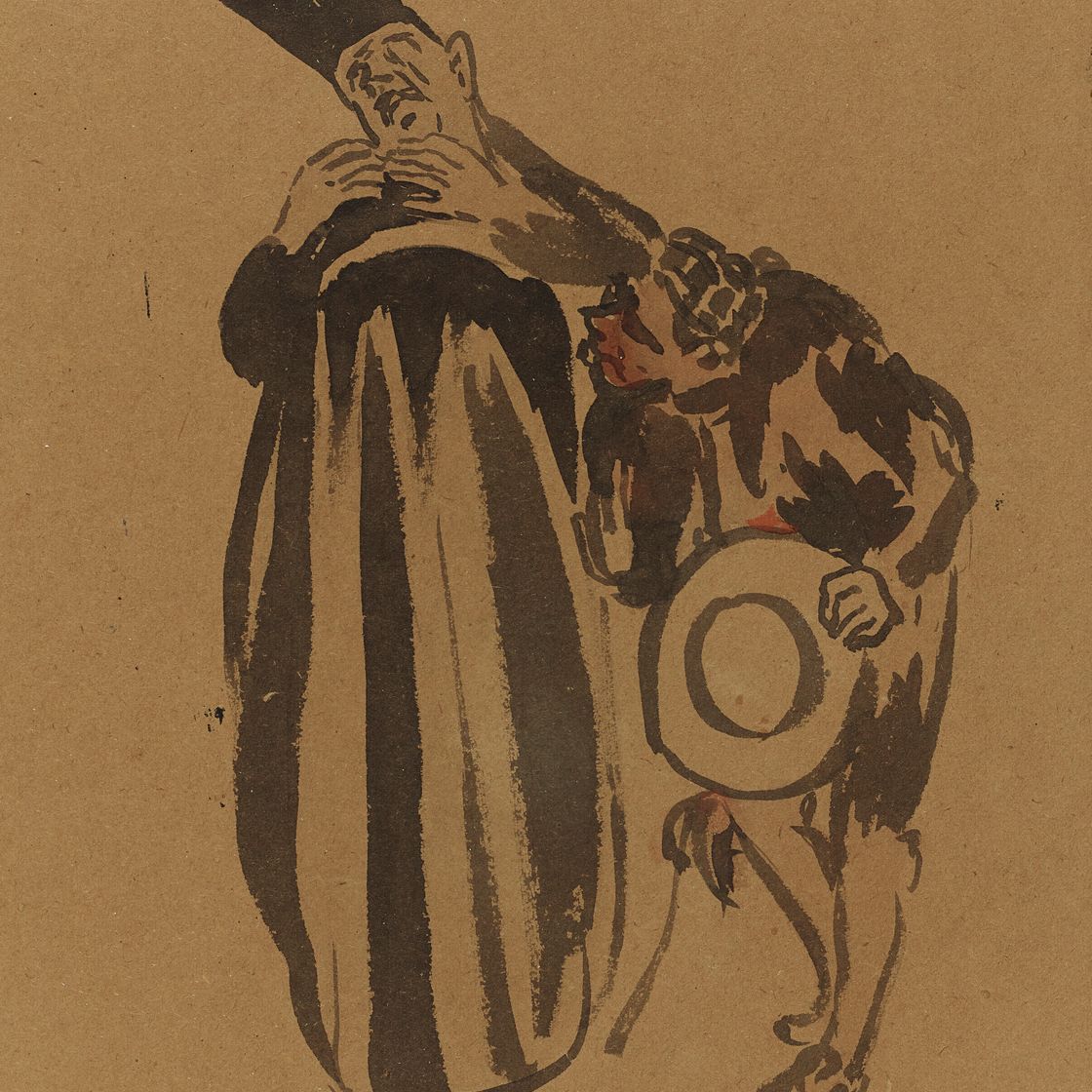 Edouard Vuillard — Коклен, кадет, танцует в роли Фигаро, танцует Севильского цирюльника., изображение 1