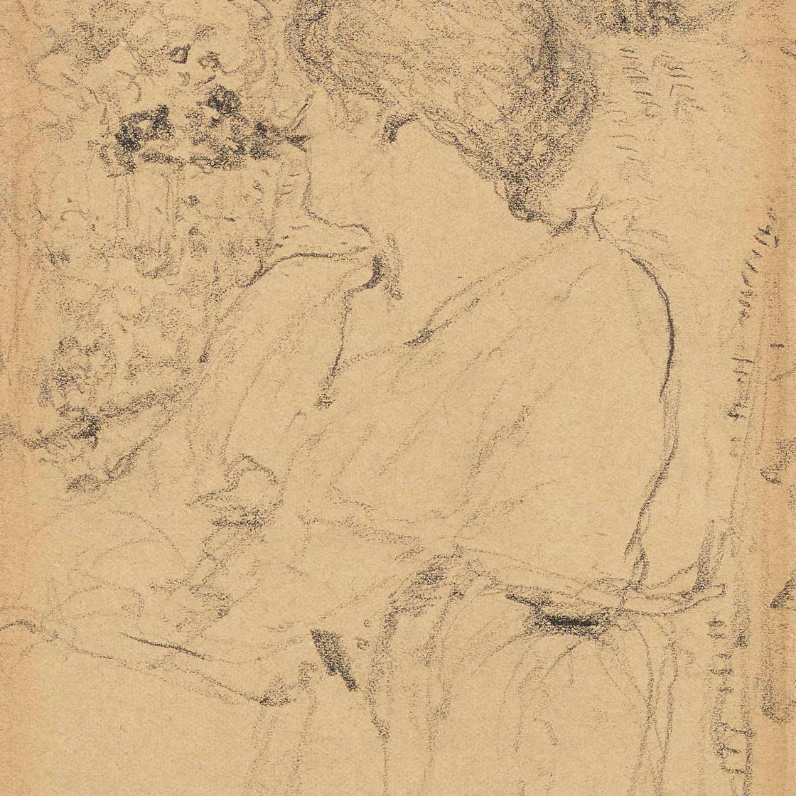 Edouard Vuillard — Люси Хессел танцует в саду виллы Анны