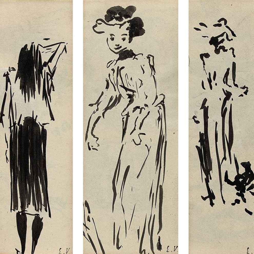 Edouard Vuillard — Три этюда с фигурами