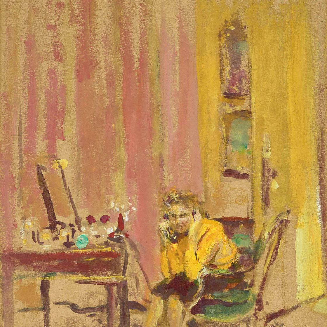 Edouard Vuillard — Лулу на телефоне, улица Неаполя