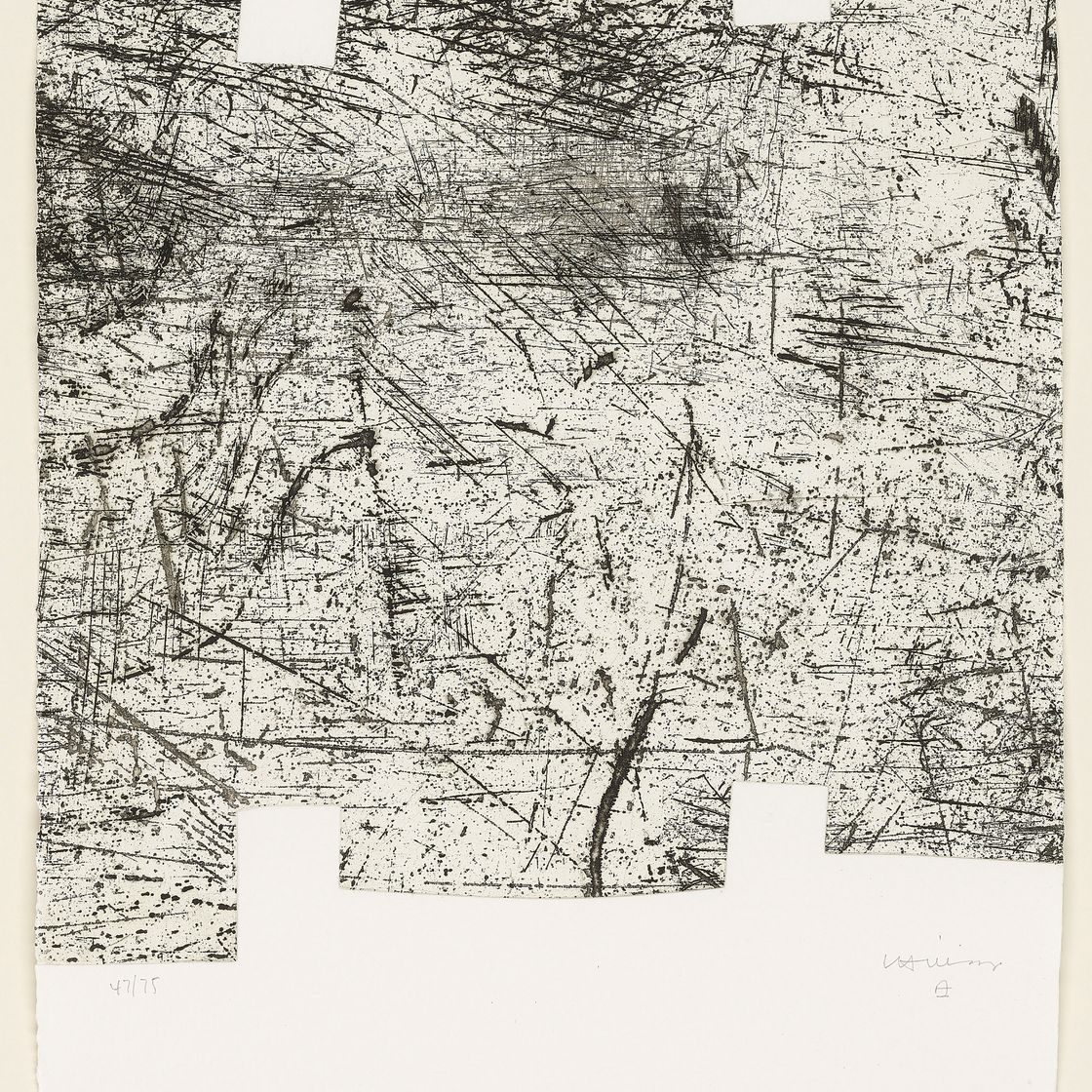 Eduardo Chillida — Ив Бонфуа: "У Элен нет выхода из-за дыма", I-III, изображение 2