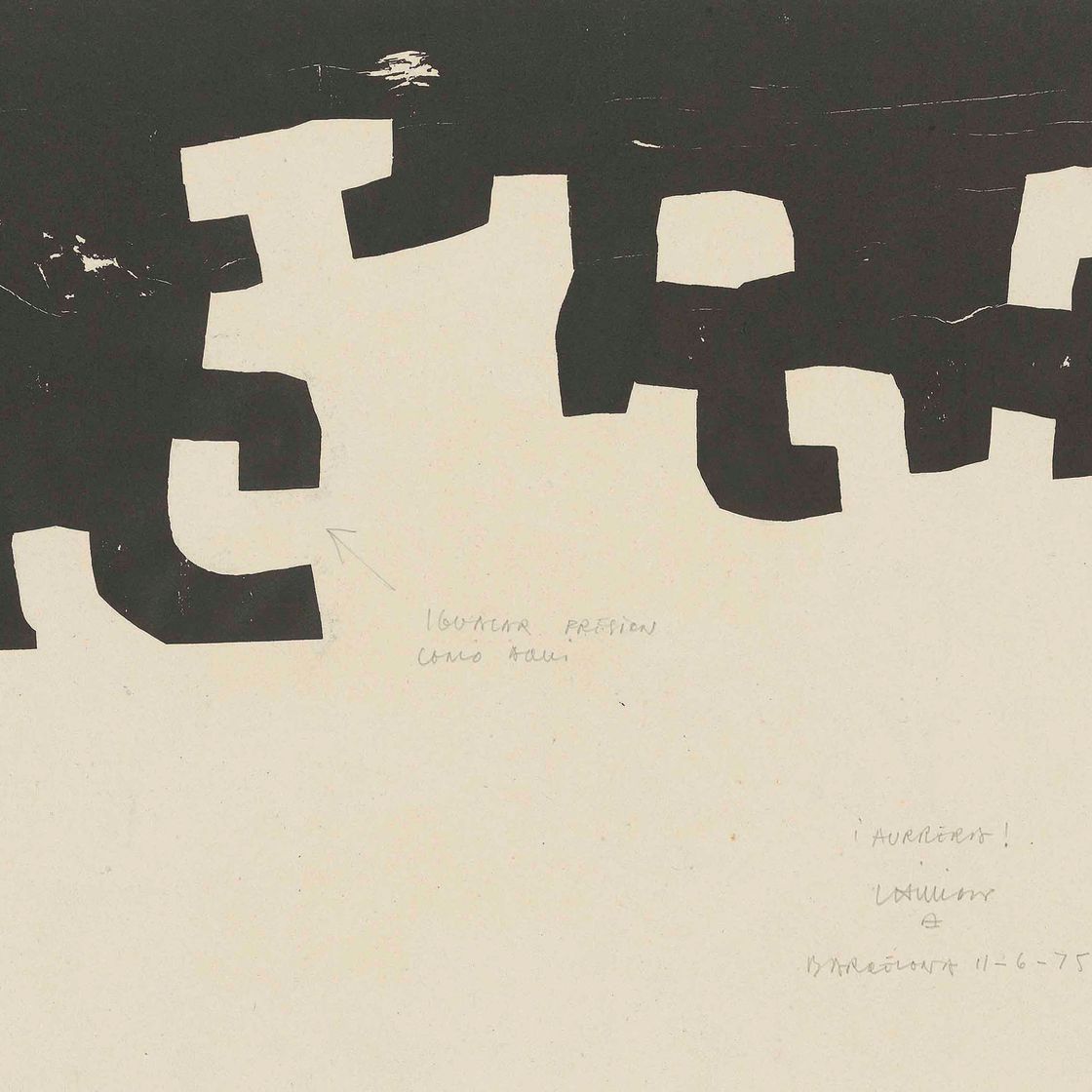 Eduardo Chillida — Без названия